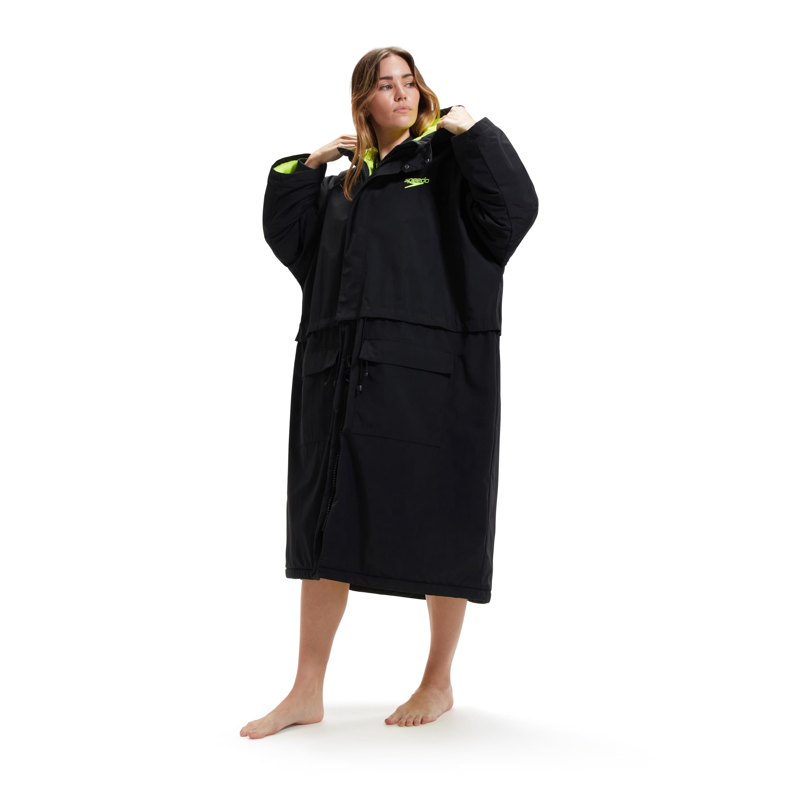 Speedo Swim Robe | Open Water Swimming | Drying Robe | Towelling Properties Abrigo de Natación Unisex adulto (Pack de 1)