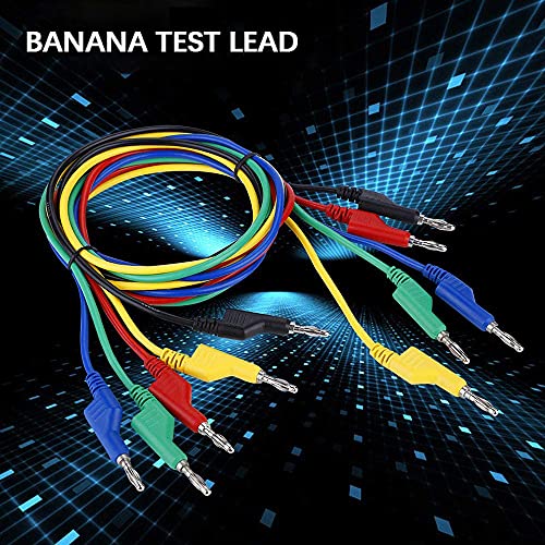5 Pezzi Cavo di Prova con Spina a Banana, Cavo di