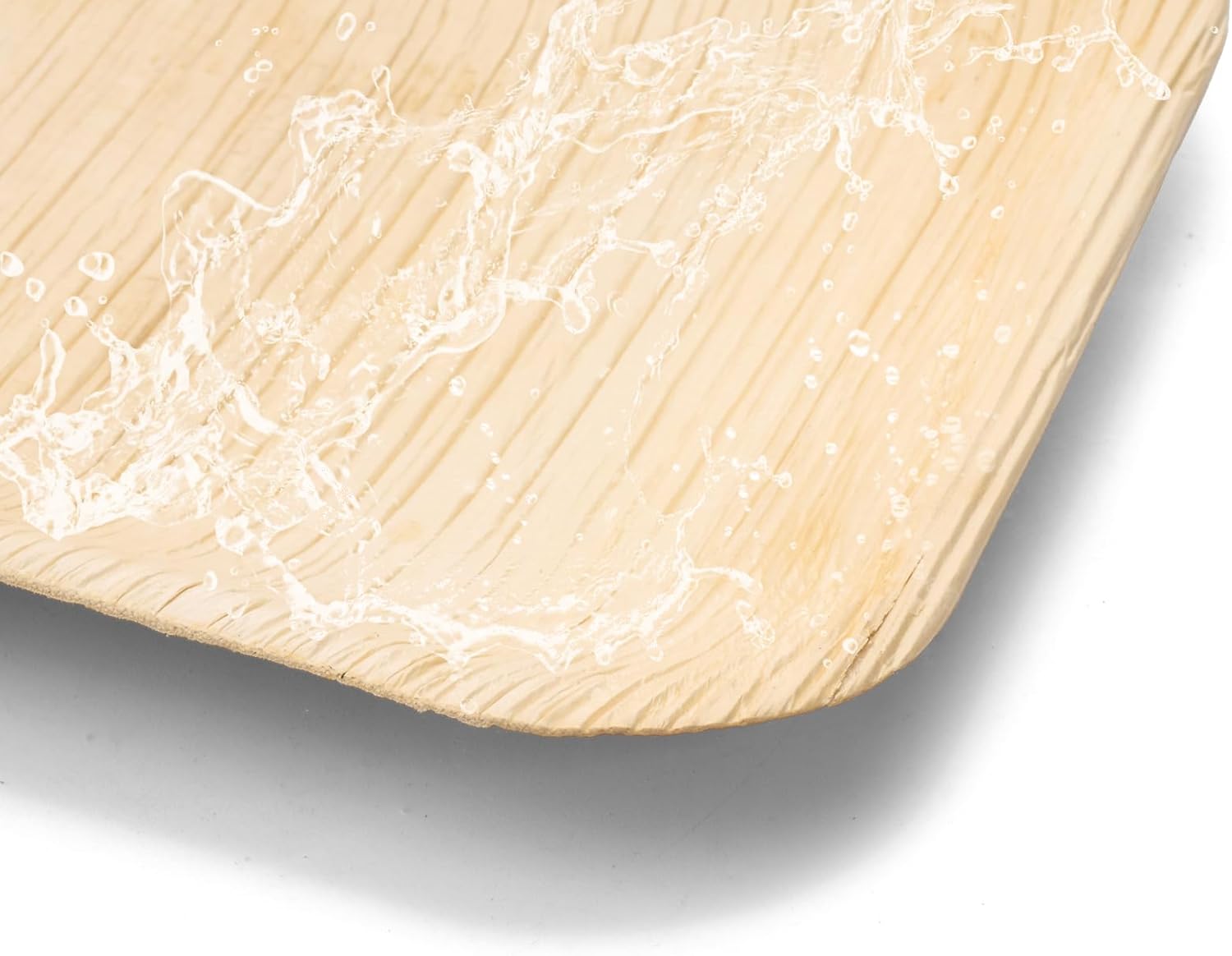 35 Pack Palm Leaf Plates Disposable, 6x9 Inch Bamboo Like Plate Rectangle Trays, Mini Charcuterie Board Appetizer Serving Plates for Cheese Dessert Party Wedding BBQ Picnic, Microwave Safe