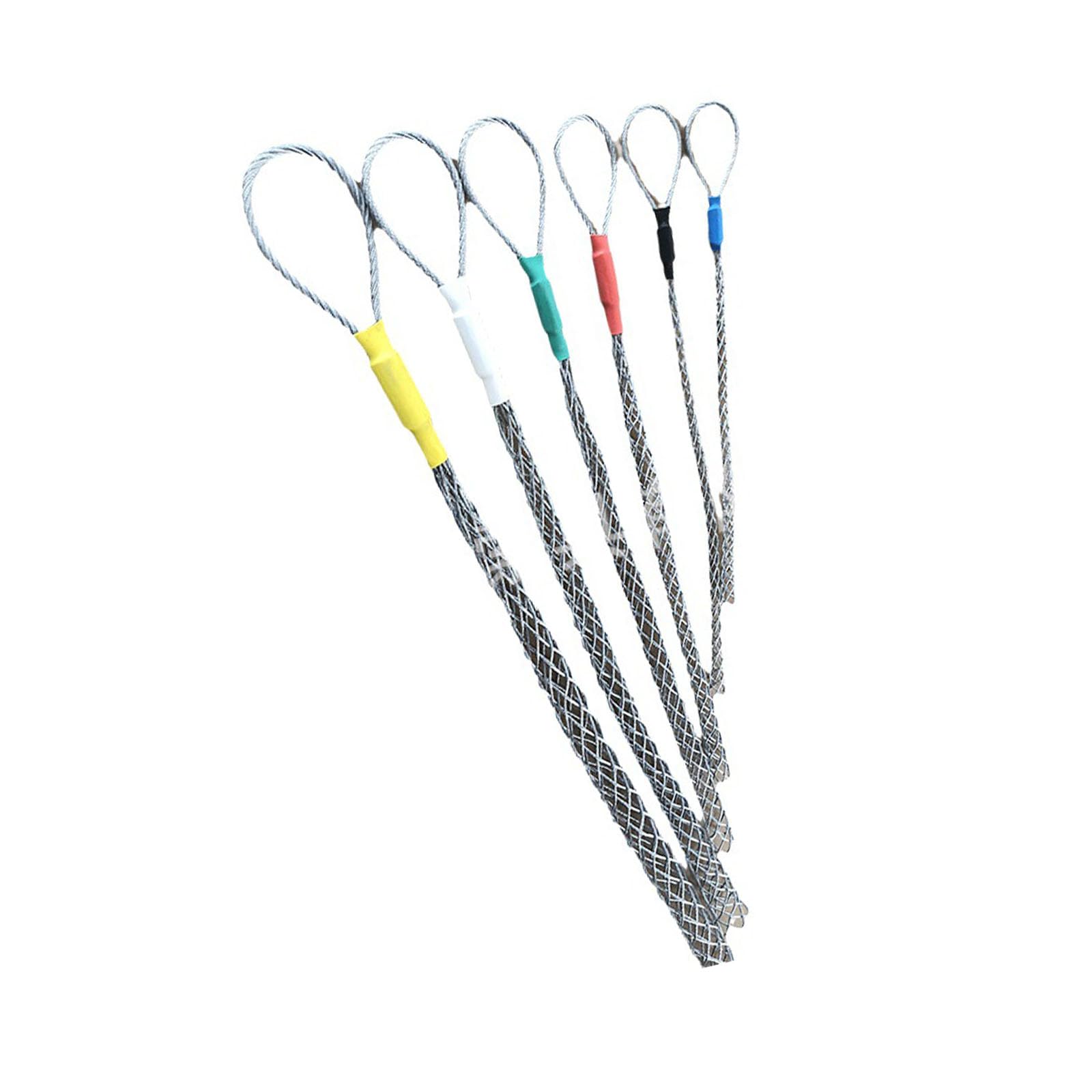 Lot de 6 poignées de câble avec code couleur pour fils de 4 à 25 mm
