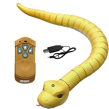 Remote Control Snake, Snake Toy, Realistic Snake Toy, Electronic Snake Toy, Creative Rc Snake Toy with Realistic Movements and Electronic Features for Kids, Boys, Girls, and Adults