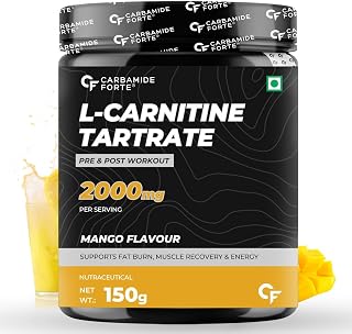 Carbamide Forte L Carnitine Supplement For Men & Women | L-Carnitine Tartrate 2000mg | L'Carnitine Pre & Post Workout Supp... Price In India