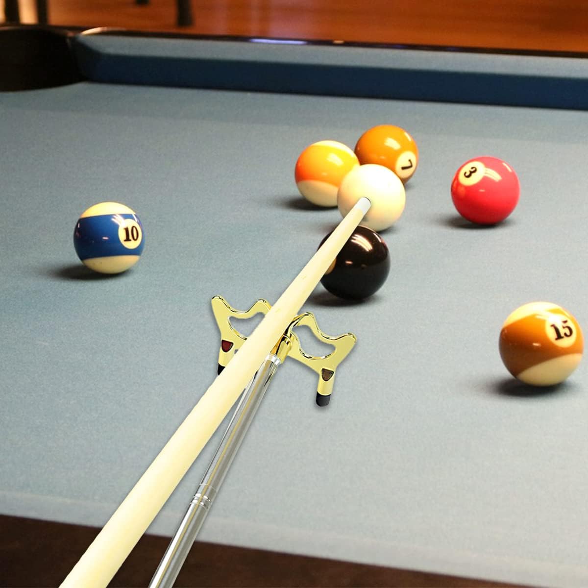 Genubi Industry Pool Bridge, Retractable Billiards Cue Stick Bridge with Removable Brass Bridge Head, Billiards Pool Cue Accessory for Pool Table, Pool Game, Pool Competition : Sports & Outdoors