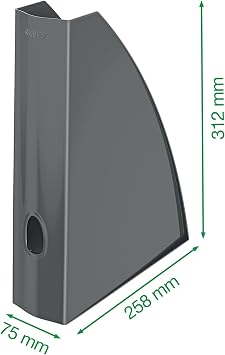 Leitz WOW Box Folder Metallic White 52771001