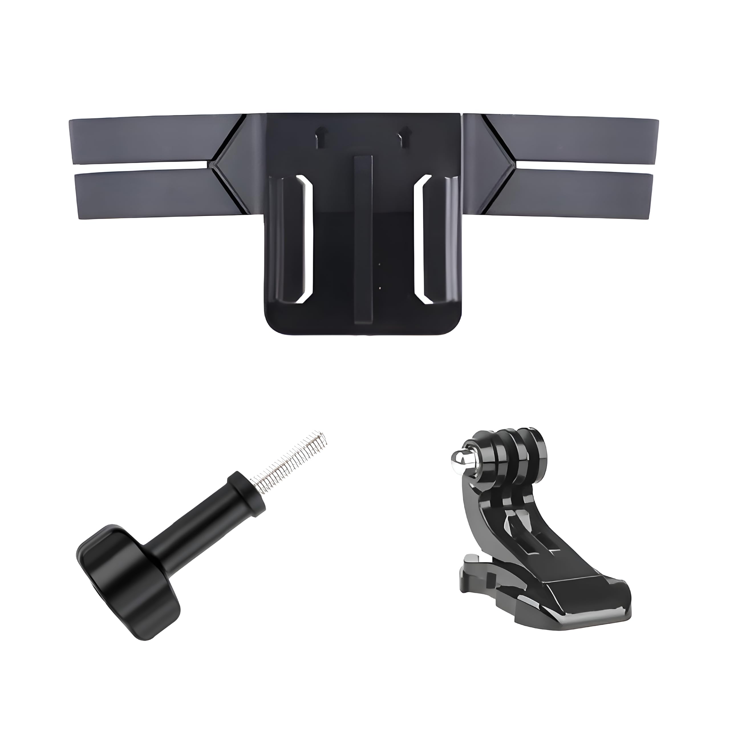 LikeStar® 3M Helmet Chin Mount Strap Compatible with All Go pro Hero 9/8/7/6, SJCAM, Yi, DJI OSMO Action & Other Action Cameras, 180° Adjustable Heavy-Duty Stable Motorcycle Helmet Holder-picture-20