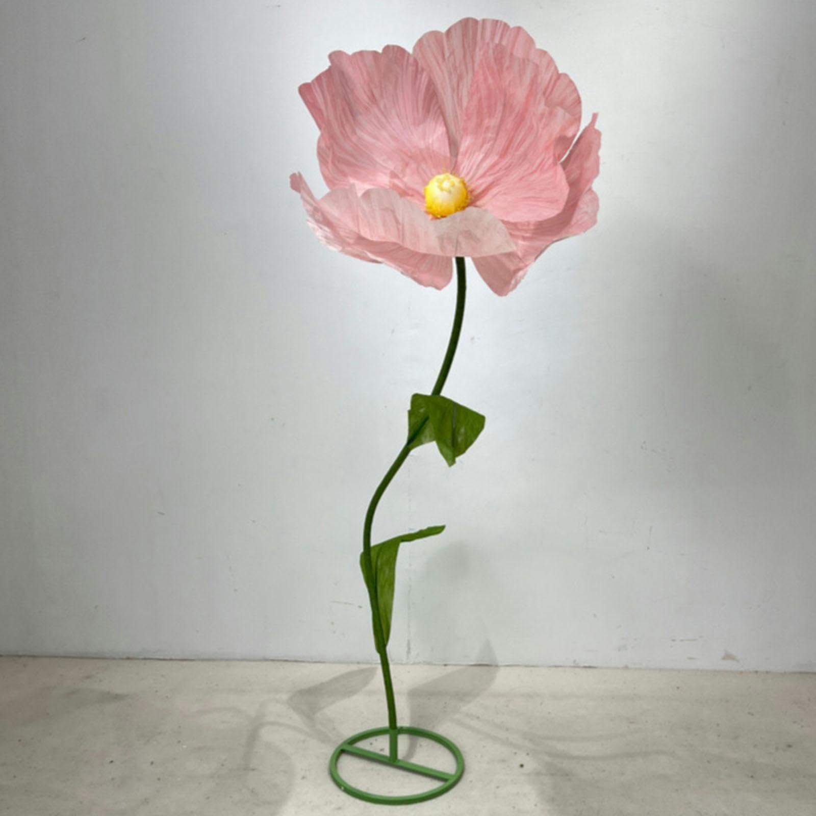 Künstliche Riesenblume, Hochzeits Riesenblume, 3D Papierblumendekoration für Fotorequisiten, Rosa