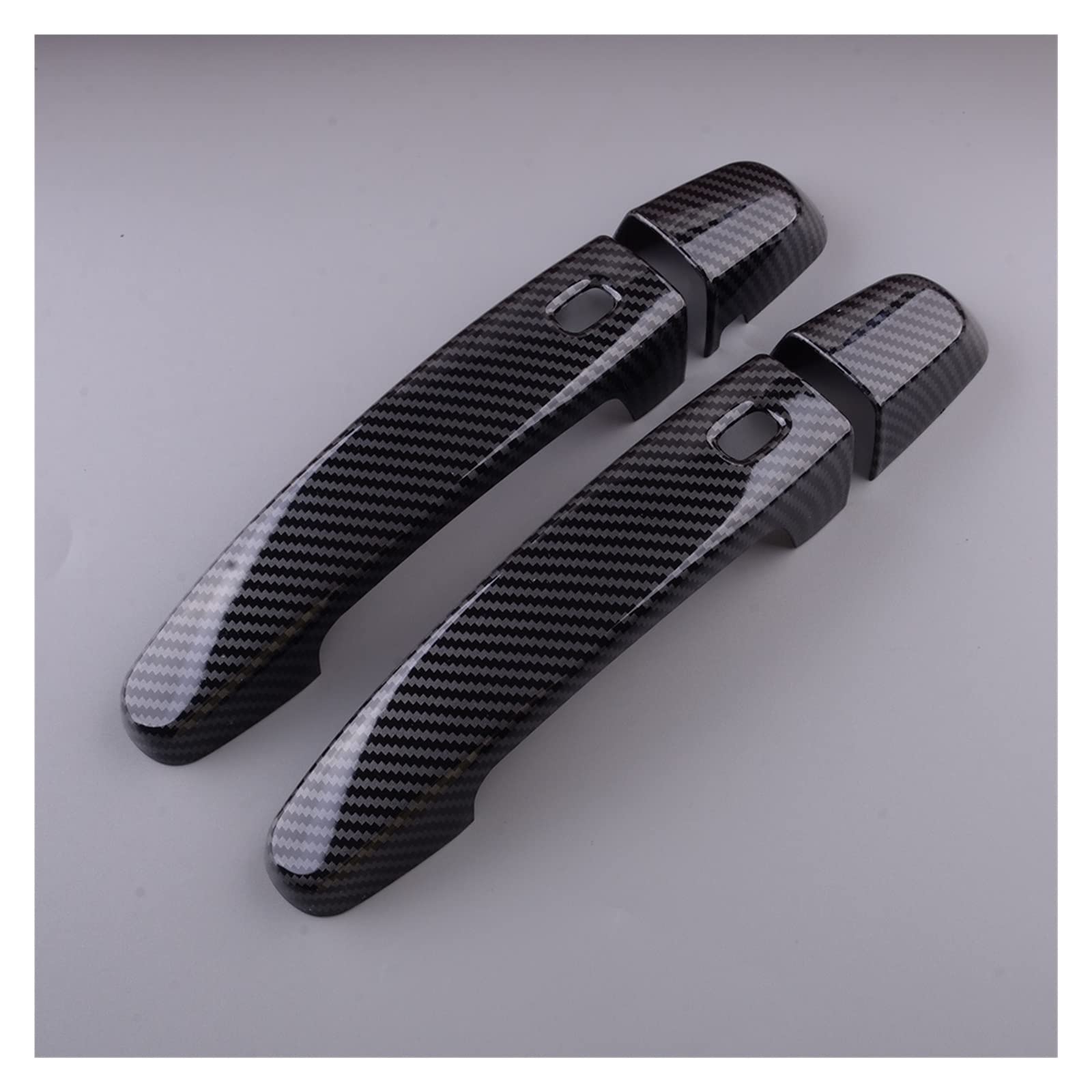 QWQTHGS Car Exterior Door Handle Cap for Camaro 2016-2020 Carbon Fiber Style 4Pcs/Set Exterior Front Door Handle Cover Trim Decor Smart Hole