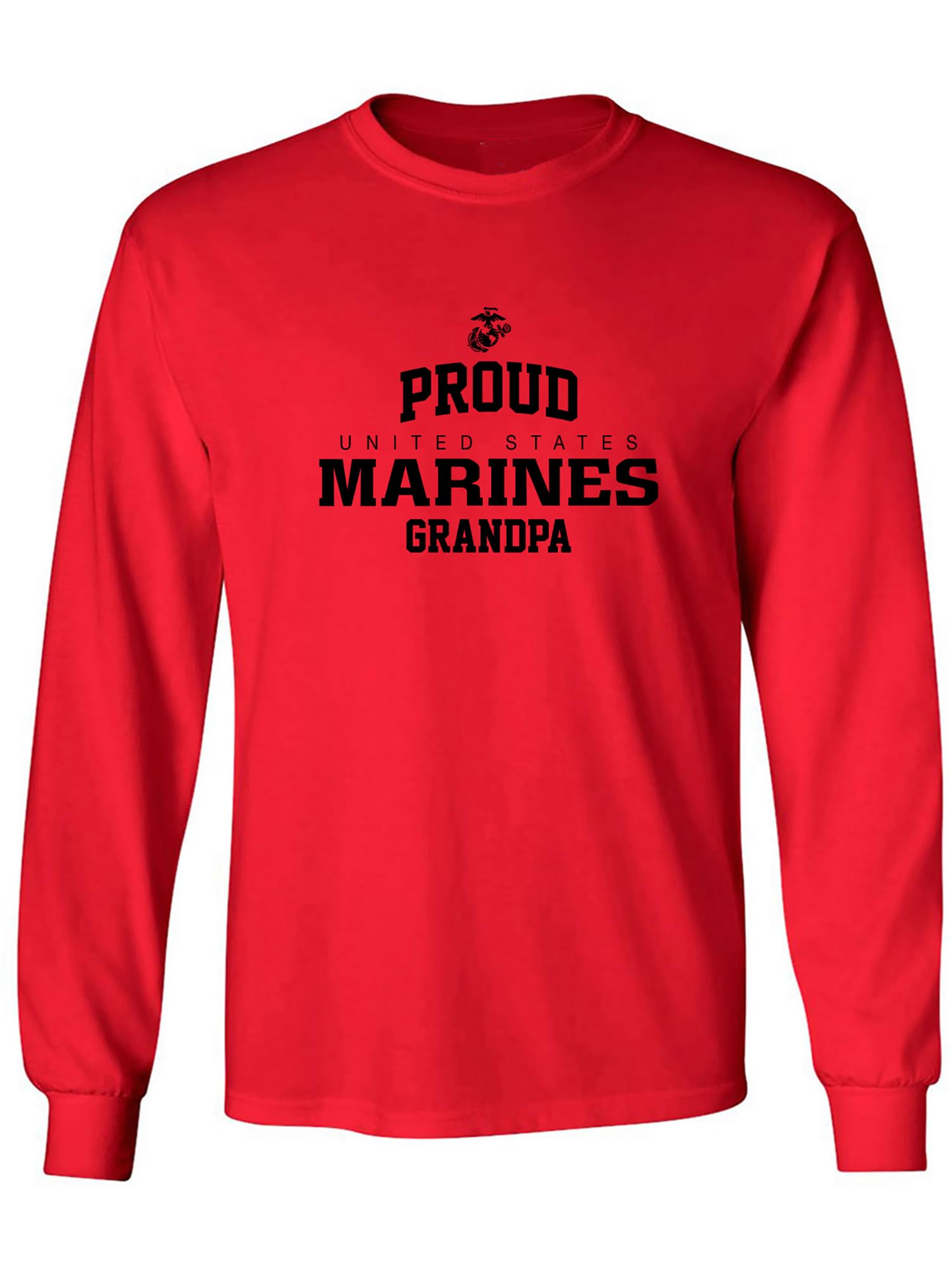 Proud Marines Grandpa Adult Long Sleeve T-Shirt