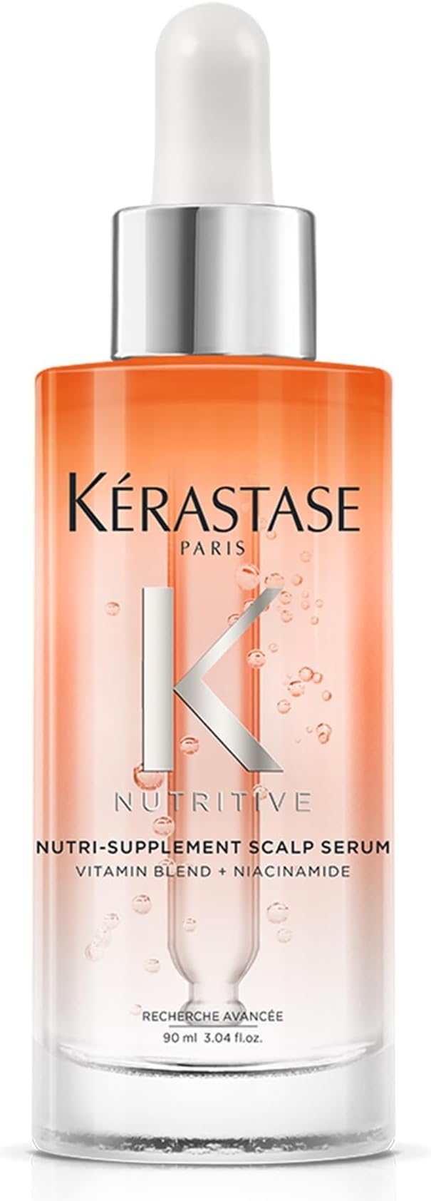 Kerastase Nutritive Hydrating Scalp Serum For Dry Hair - With Niacinamide and Vitamins, Moisturising and Revitalising, Fast Absorbing and Non Greasy, 90 ml