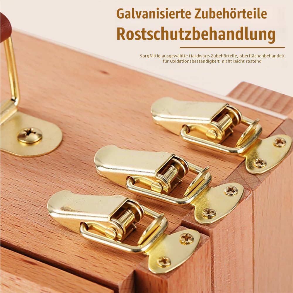 Tischstaffelei Holz,Verstellbare Hölzerne Aufbewahrungsbox Mit Drei Schubladen Und Staffelei, Tragbarer Kunsttisch Für Malerei Und Zeichnung, Geeignet Zur Aufbewahrung Von Farben, Markern Und Stiften