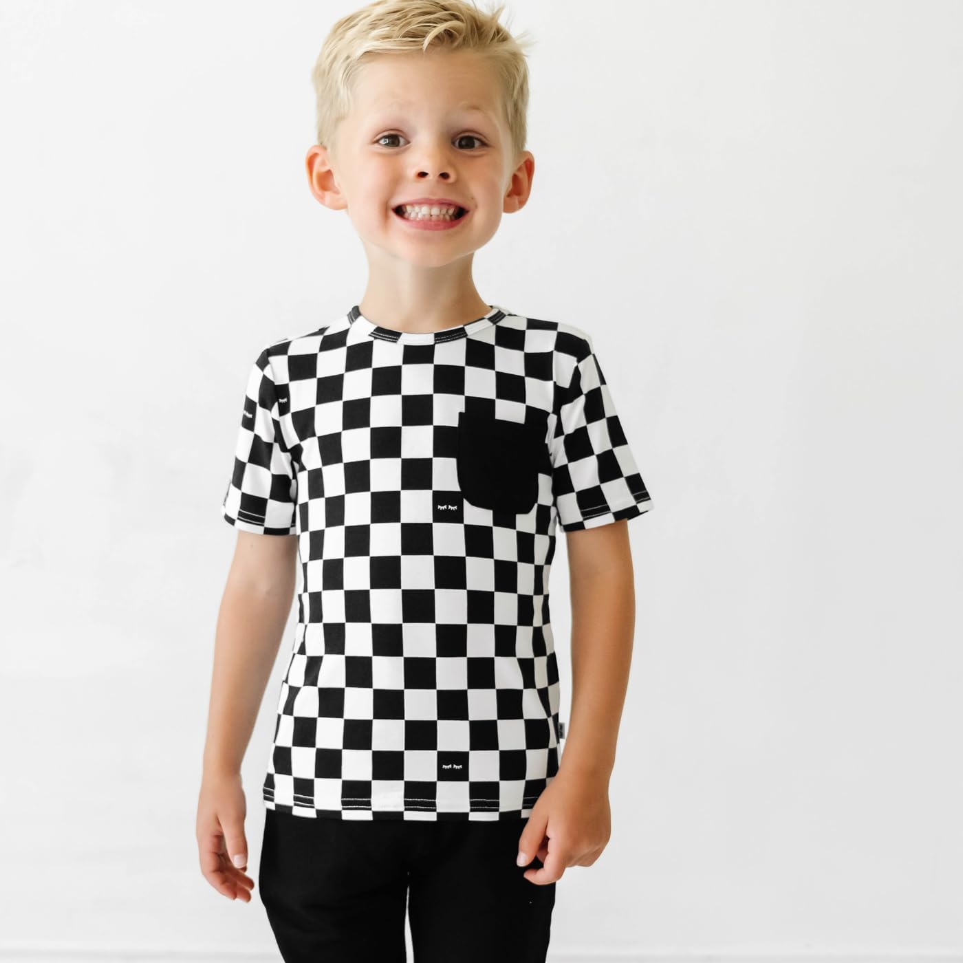 Little Sleepies Short Sleeve Relaxed Pocket Tee for Boys and Girls - Image 2