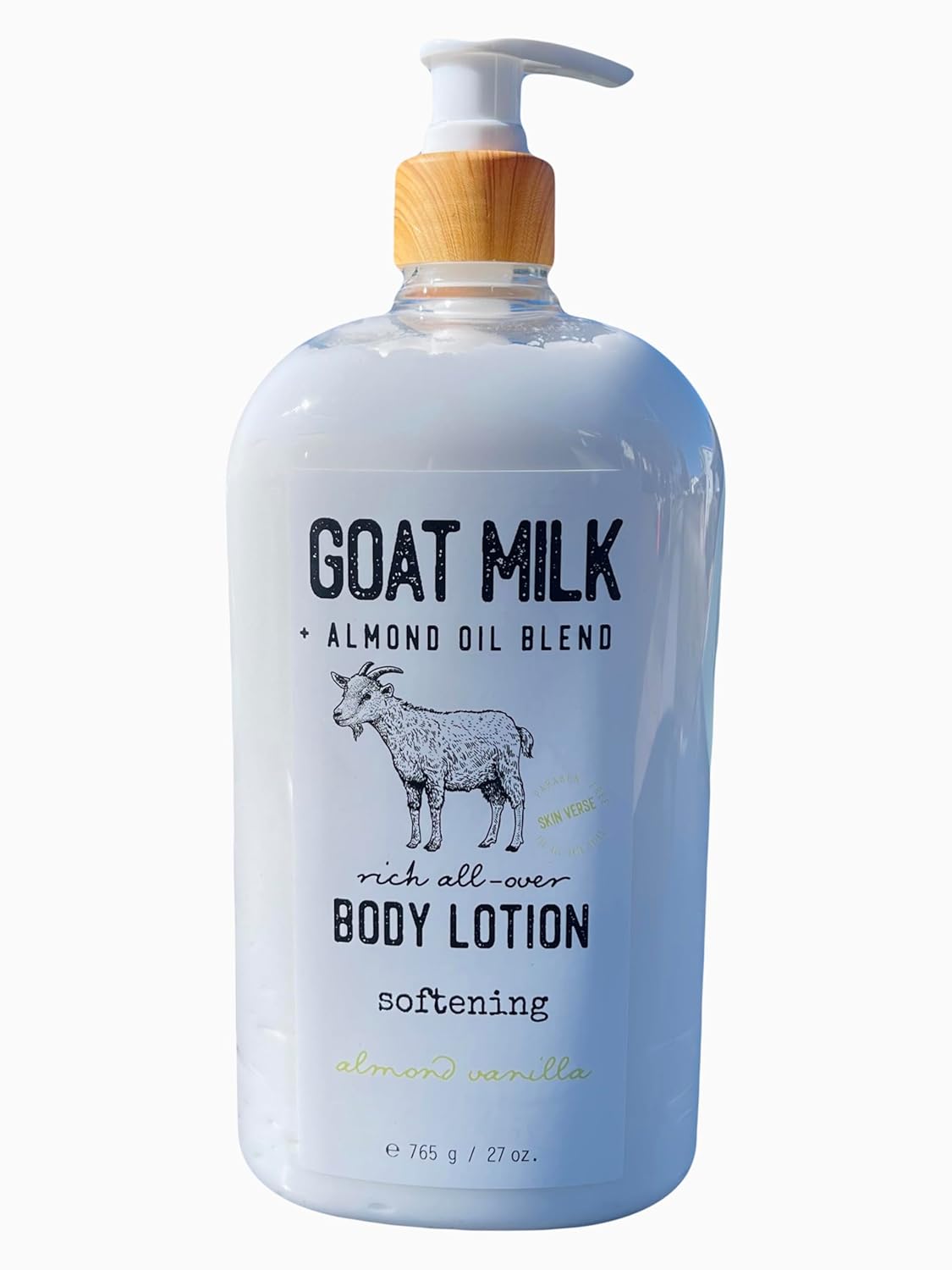 Generic Goat Milk + Almond Oil Body Lotion with Almond