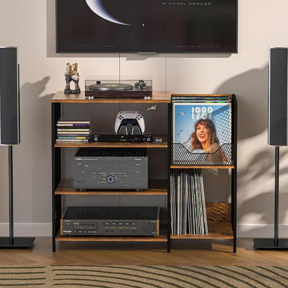 Amazon.co.jp: レコードプレーヤースタンド レコードプレーヤー