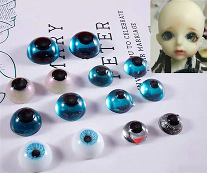 Amazon Co Jp U Sunshine レジン型 シリコンモールド Diy ドールアイ用 人形の目 眼球 6サイズセット モールド型 ホビー