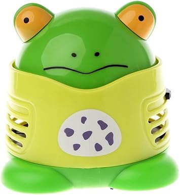 Table Cleaner, Desktop Vacuum Cartoon Mini Frog Dust Catcher Assistance Keyboard Cleaning Dust Sweeper for Home Office