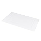 Non-Slip Cotton Bath Mat, 100% Cotton Absorbent, Machine Washable, 31