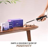 Vista 8 de Folkulture Conos de incienso (120 conos) Juego de 6 conos de insencia de primera calidad para sueño profundo, relajación, aromaterapia, regalos