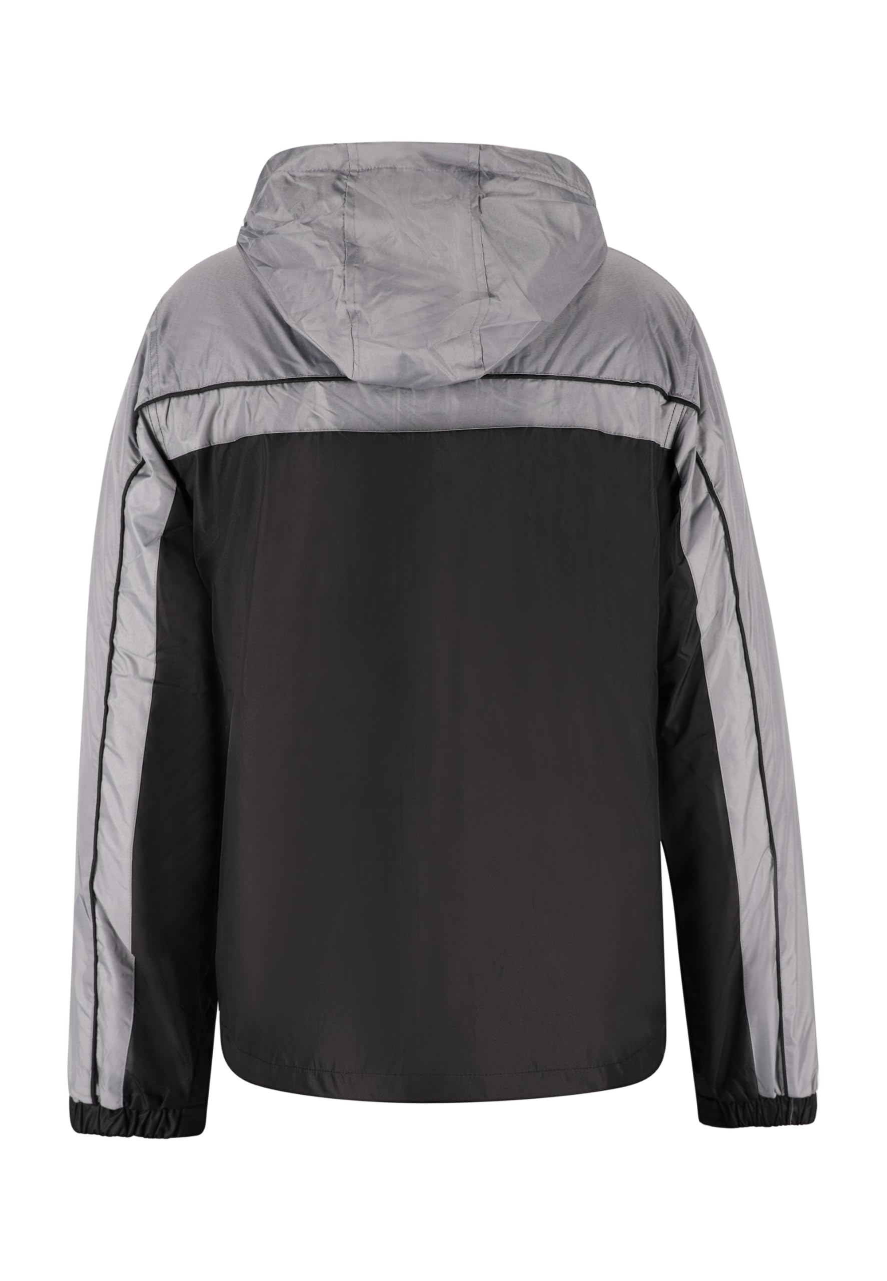 ABREL Giacca da uomo, Nero Grigio, M