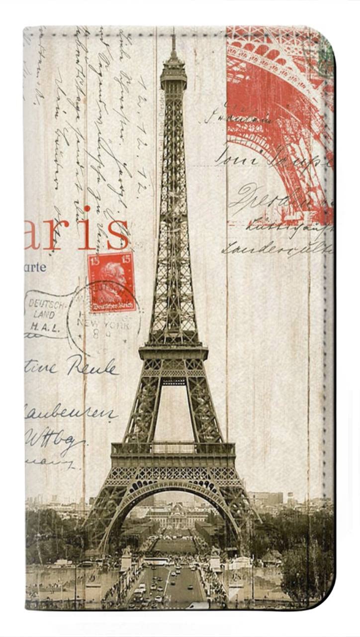 Housse cuir iPhone 17 Pro Max Eiffel Tower Paris - Finition premium et détails gravés - 5
