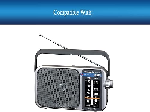 Miniatura 2 de UpBright Cable de alimentación de CA compatible con Panasonic Radio AMFM portátil RF-2400 RF-2400D FM-MW-SW receptor de 5 bandas modelo RF-2900