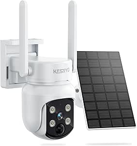 4MP Solar Camera Outdoor Wireless, Add-On Camera Work with Homebass, Add-On Cameras Also can Used Independently, Cameras for Home Security, Color Night Vision, WiFi 6, PIR, SD Card, Cloud asin的图片
