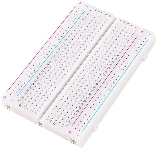 Miniatura 7 de Kit divertido de componentes electrónicos con módulo de fuente de alimentación, kit de cables de puente, tabla de pan de 400 puntos de amarre,