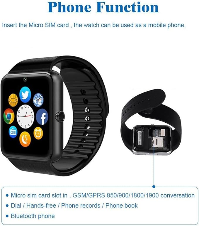 gto8 bluetooth smart watch