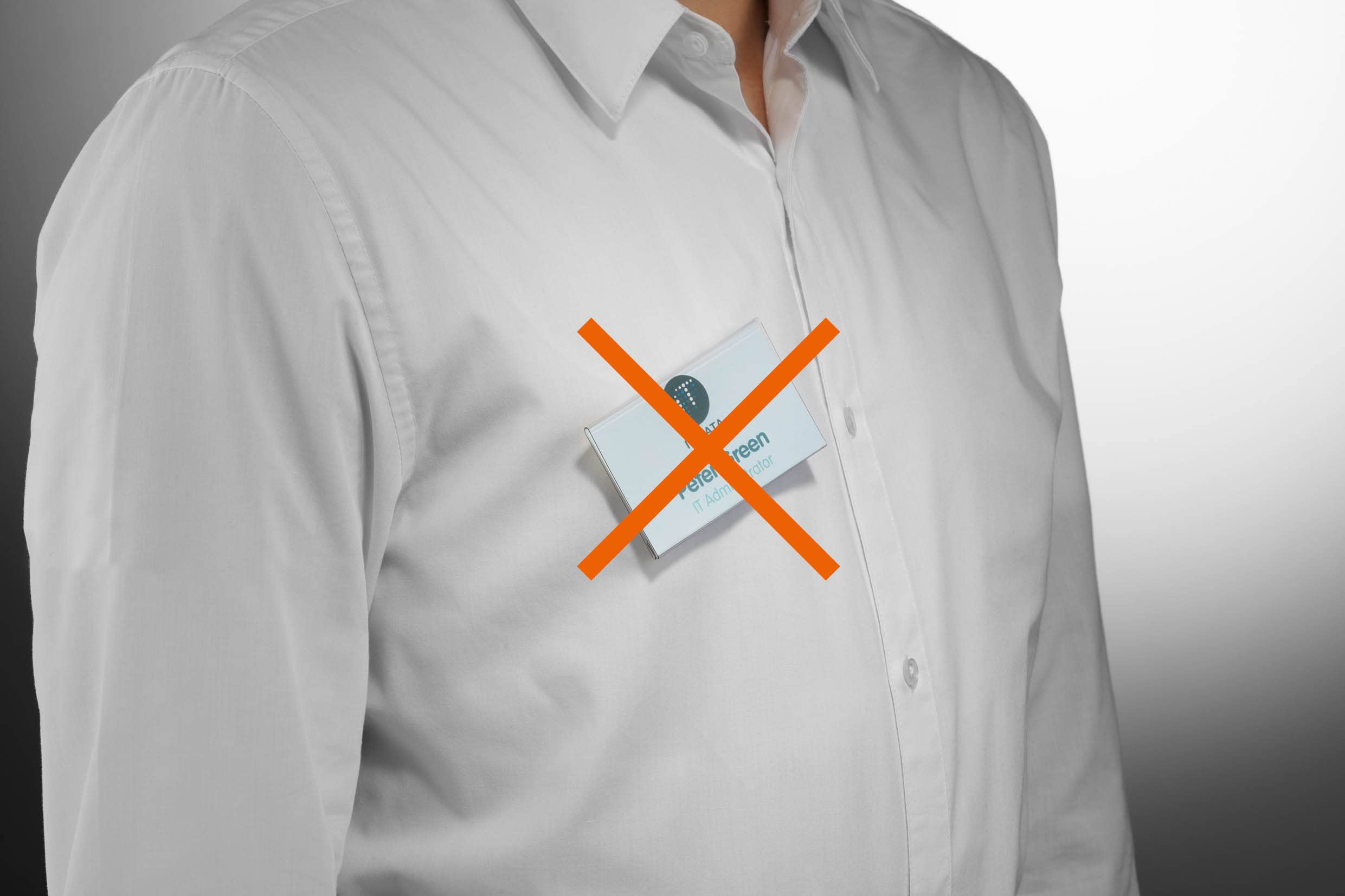 Durable - Porte-badge à aimant FixPLus - Pour un badge - 54 x 90 mm - 25 unités - 824419 Transparent