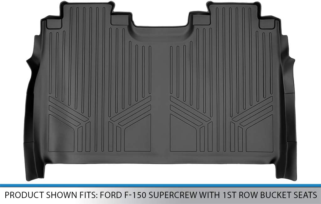 MAXLINER Floor Mats 2nd Row Liner for 2015-2025 Ford F-150