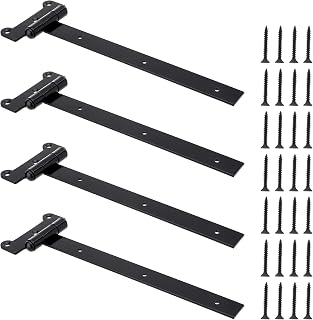 Heavy Duty 24" Gate Hinges 4-Pack, Includes 28 Mounting Screws
