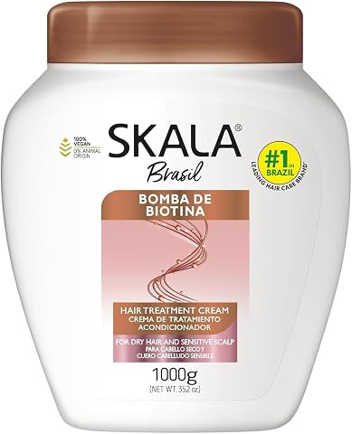 Skala - Linha Expert - Creme de Nutricao Bomba de Biotina 1 Kg - (Expert Collection - Biotin Bomb Hair Cream Net 33.81 Oz)