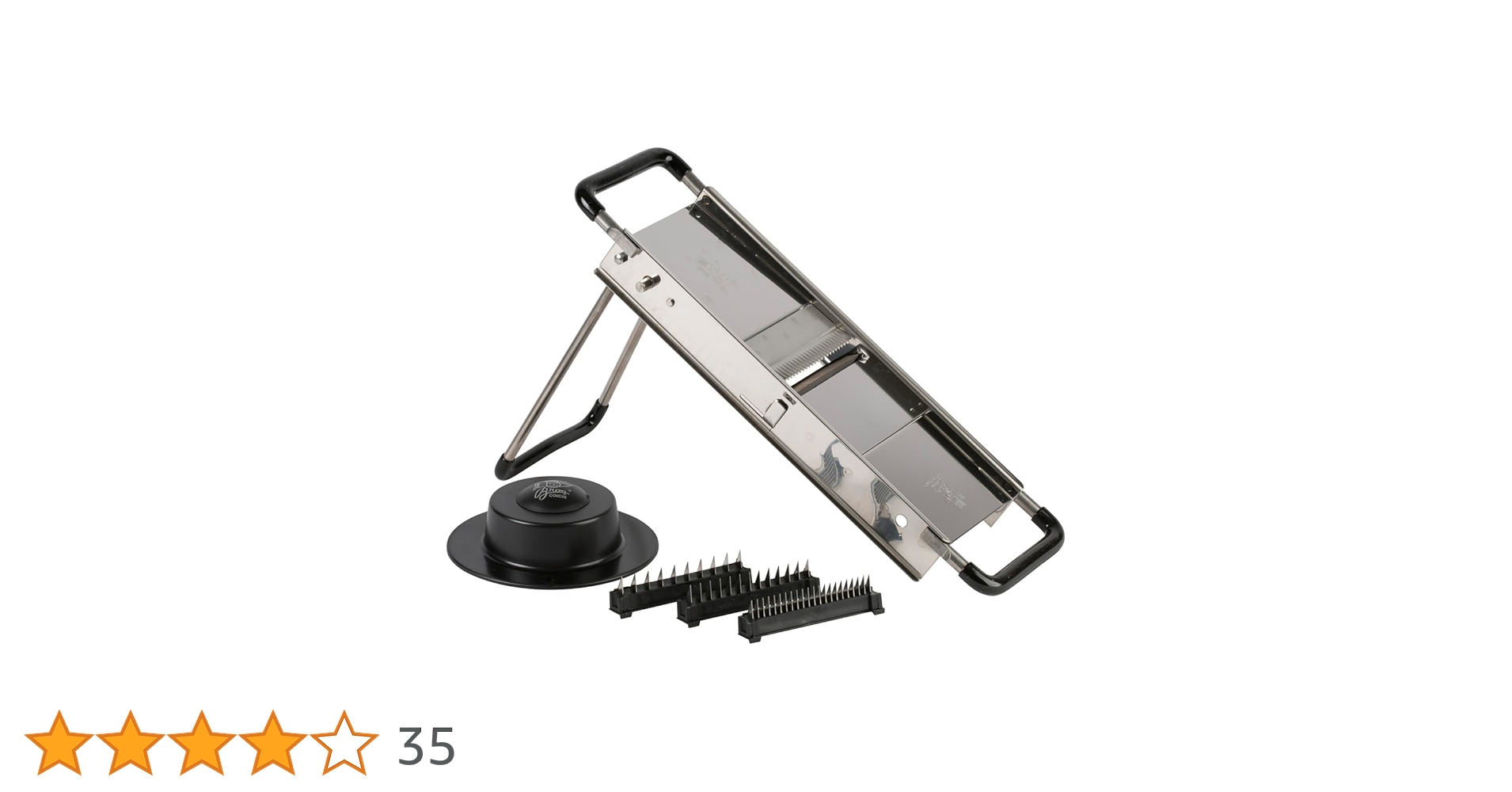 フランス製マンドリンスライサー Amazon | Bron Chef's マンドリンスライサー 安全足と4枚の刃