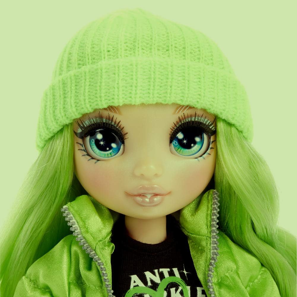 Rainbow Surprise Rainbow High Jade Hunter - Green Clothes Fashion Doll with 2 Complete Mix & Match Outfits and Accessories, Toys for Kids 4 to 15 Years Old