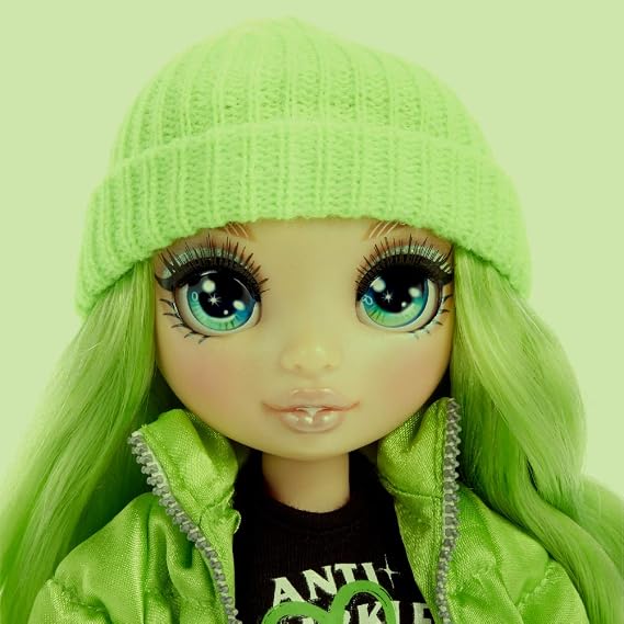 Rainbow Surprise Rainbow High Jade Hunter - Green Clothes Fashion Doll with 2 Complete Mix & Match Outfits and Accessories, Toys for Kids 4 to 15 Years Old