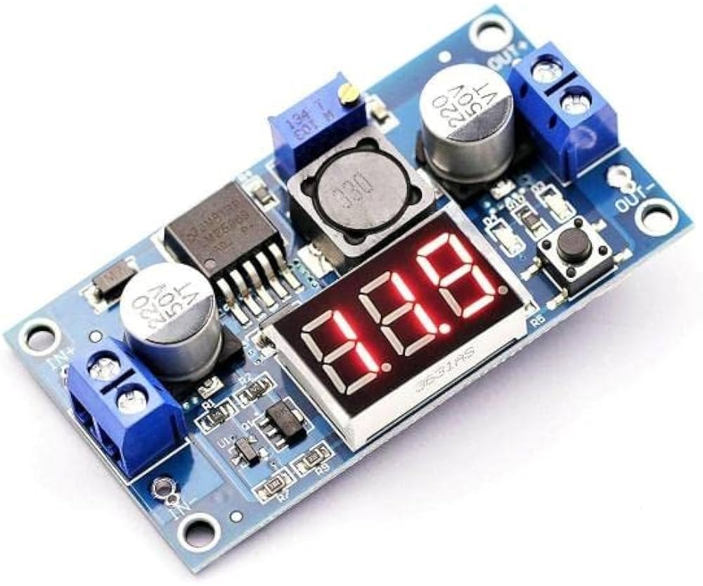 Digital DC-DC Buck Converter Module with LED Display, Adjustable Step Down Voltage Regulator, 50V Power Supply Board-picture-35