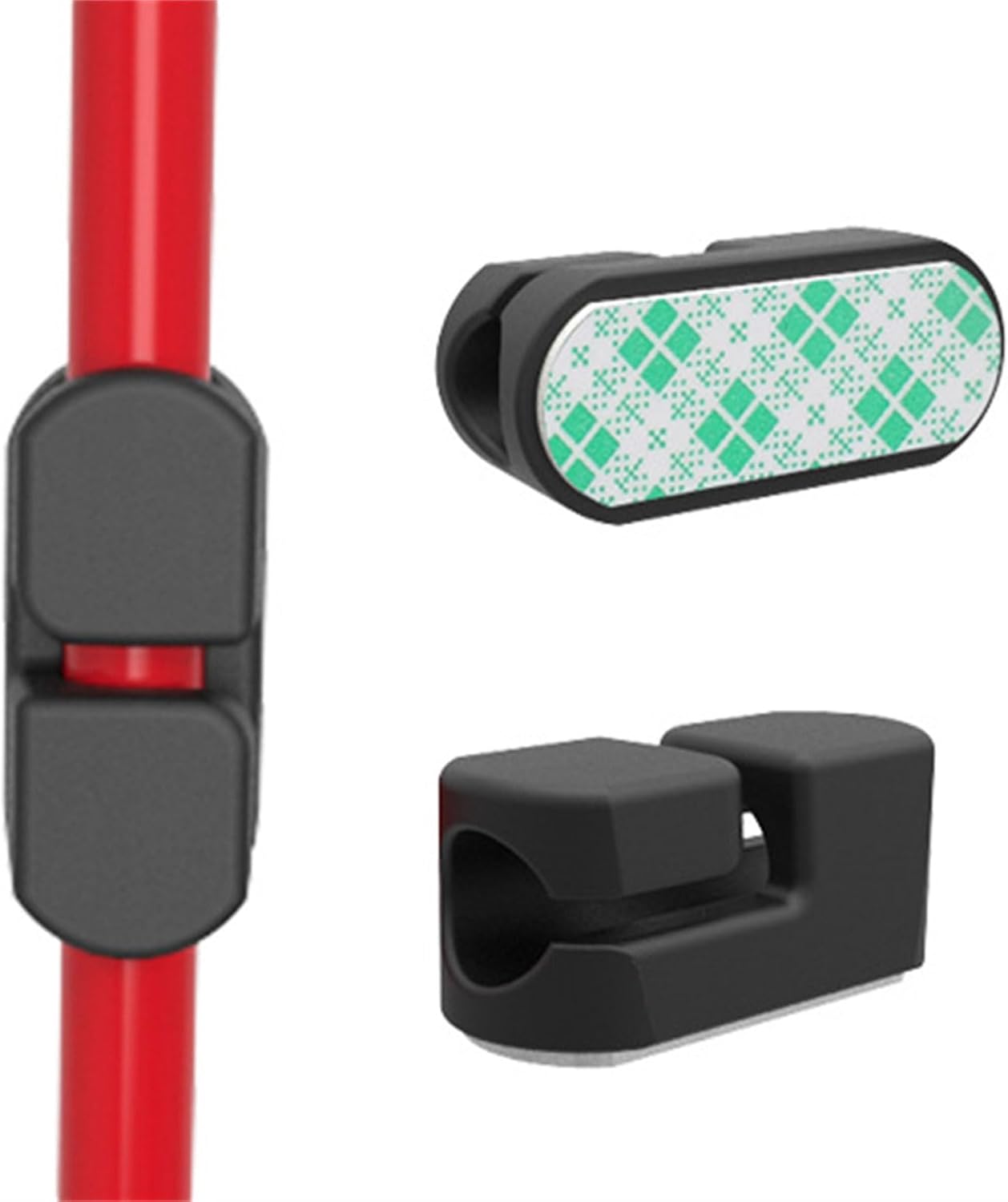 10PCS Cable Clip Cable Holder Multipurpose Cable Management Cable Organizer Set with Adhesive Base for Desk