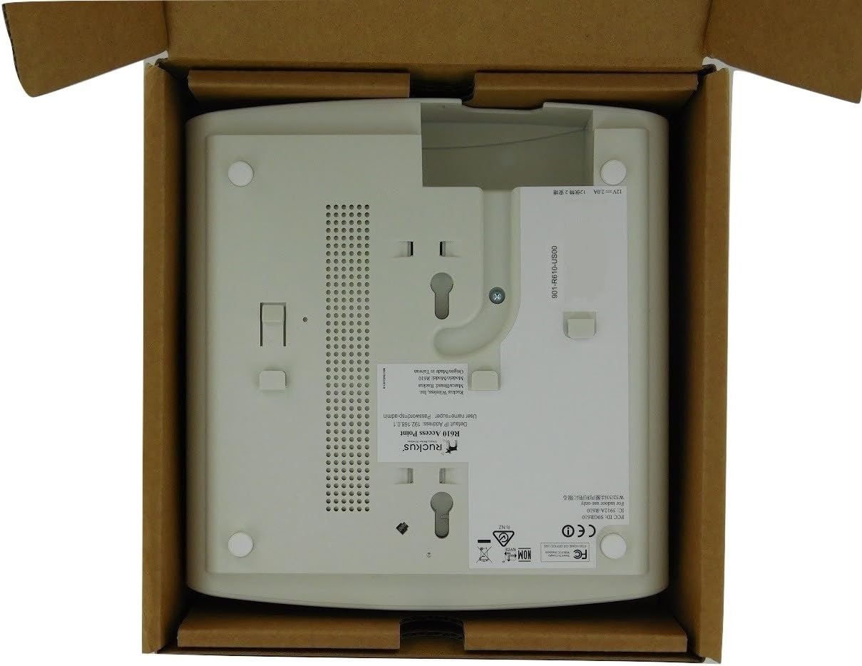 Tech Deals 🔥 Ruckus Zoneflex R610 Wave 2 Access Point (Smart Wi-Fi 3x3, 802.11ac, BeamFlex, Adaptive Antenna, POE) 901-R610-US00