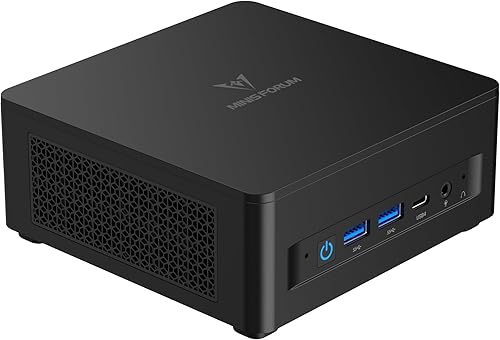 MINISFORUM UM690 Pro Mini PC AMD Ryzen 9 6900HX DDR5 32 GB RAM 1TB PCIe4.0 SSD Micro PC, 2 USB 4 (8K) + 1 HDMI + 1 salidas DP 2.5G LAN WiFi6E BT5.3