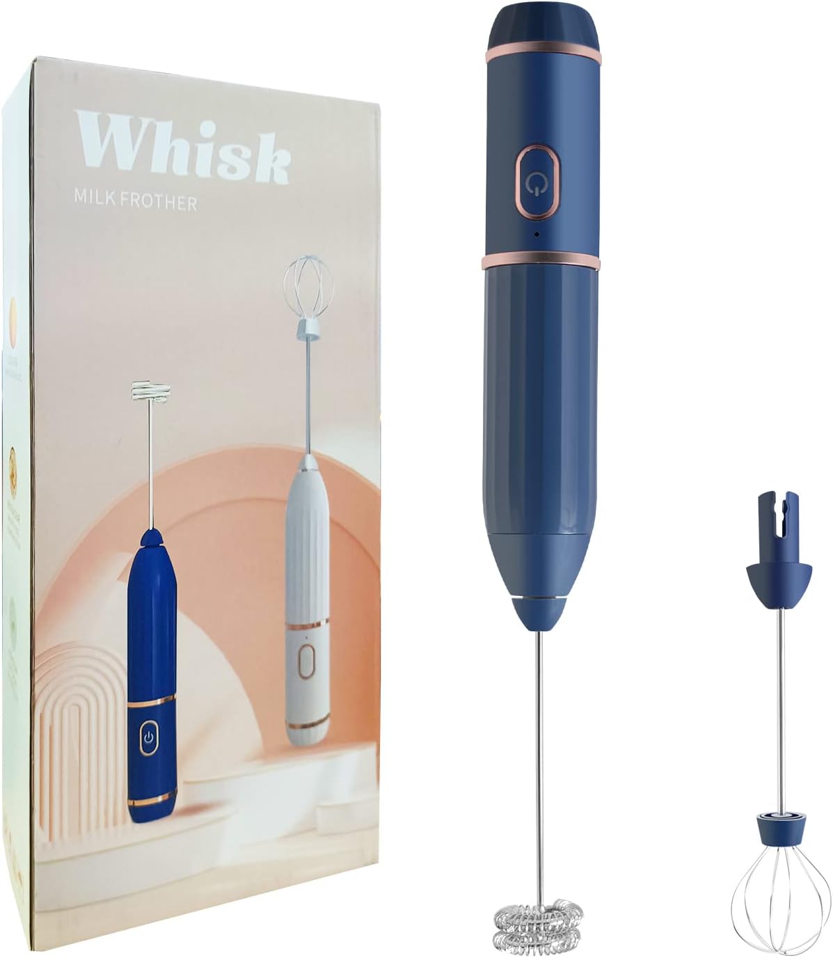 KMYC Milk Frother for Coffee Handheld Electric Rechargeable