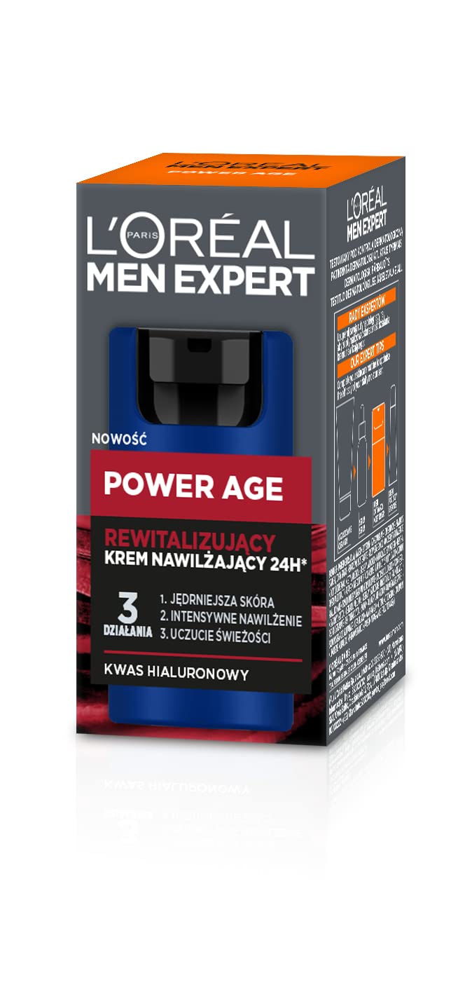 L'Oréal Paris Men Expert Power Age Rewitalizujący krem nawilżający 24h, 50 ml