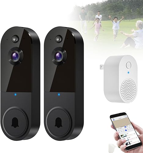 Miniatura 9 de Timbre de puerta seguro inalámbrico, timbre seguro, timbre de puerta seguro con cámara, timbre seguro sin tarifa mensual, forma más inteligente de