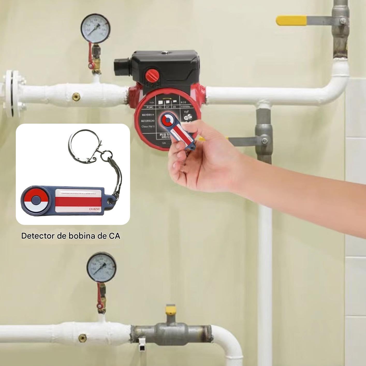 Probador de Solenoides de Circulación - Detector De Fugas De Refrigerante AC | Herramienta de Detección para Diagnóstico de Electrodomésticos y Reparación Automotriz