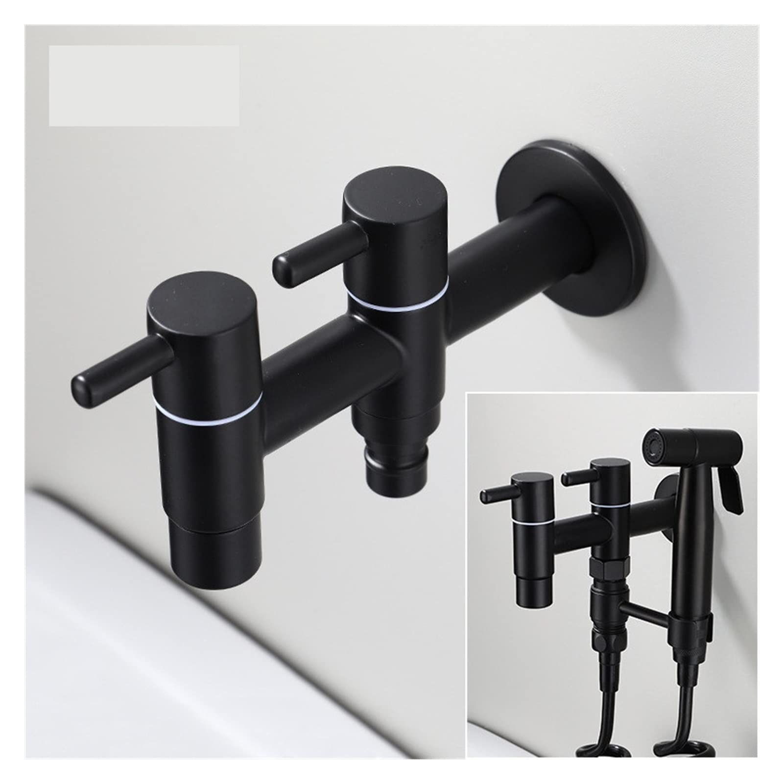 Lavatrice Rubinetto Rubinetto Rubinetto in Acciaio Inox Rubinetto da Bagno Rubinetto Rubinetto Singolo Freddo Rubinetto Rubinetto Nero Miscelatore Nero Piccolo Rubinetto(Style 6)