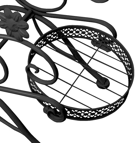 Miniatura 6 de Cre Cra Soporte para plantas de 3 niveles, estantes de metal para flores, soporte de exhibición de plantas para interiores y exteriores, soporte