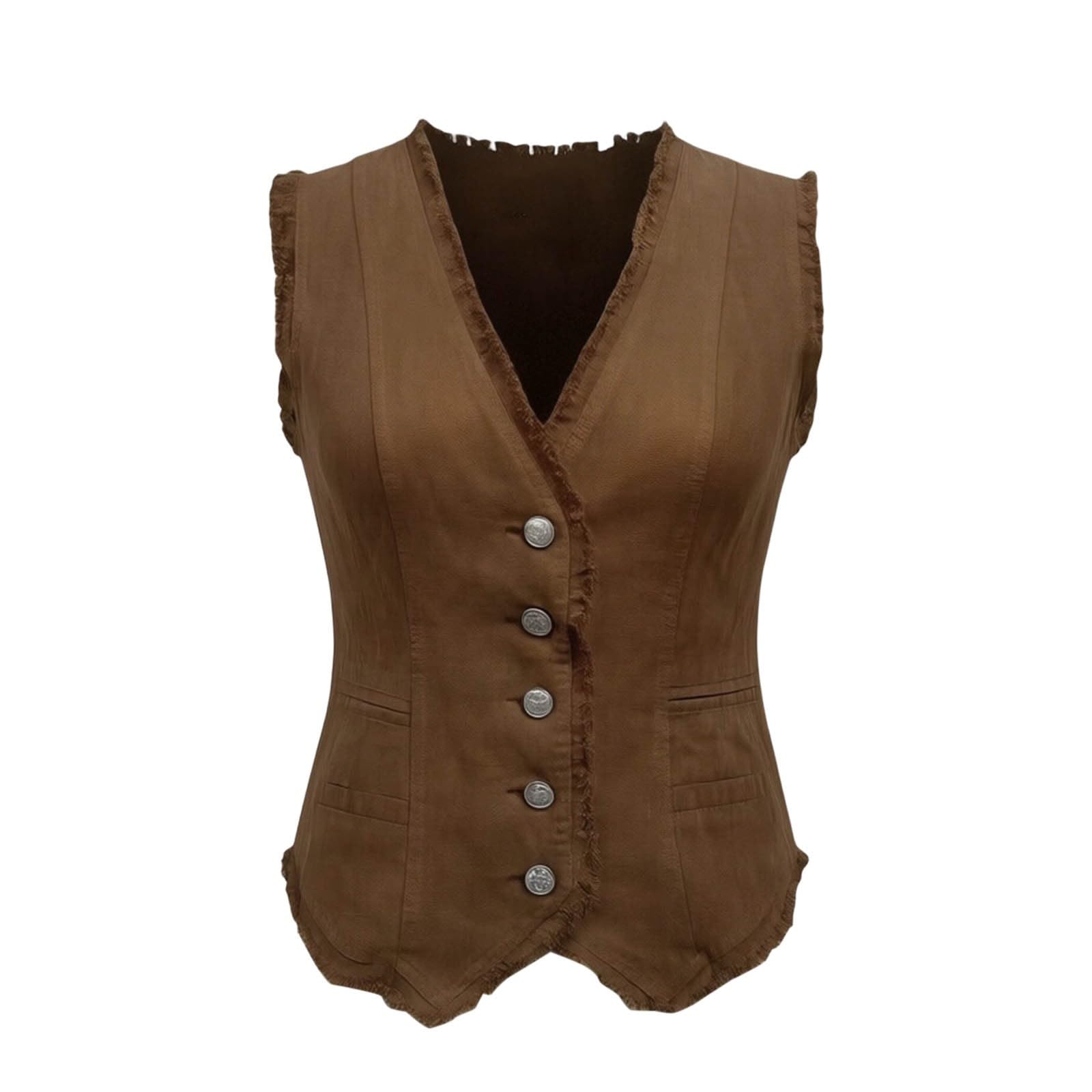 Generisch Damen-Tanktop ärmellos lässige Bluse für sommerliche Lagenlooks stylische Streetwear einfarbig mit V-Ausschnitt vielseitig kombinierbar ganzjährig tragbar