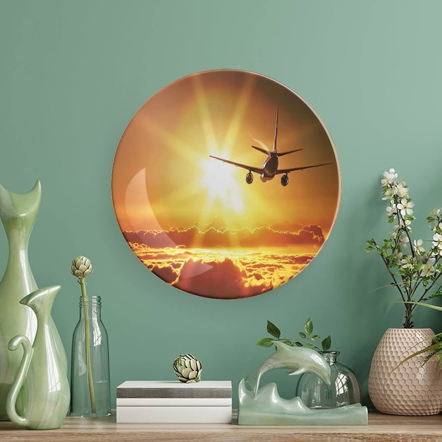 Amazon.com: 8 Inch Decorative Plate, Scenery Porcelain Plate