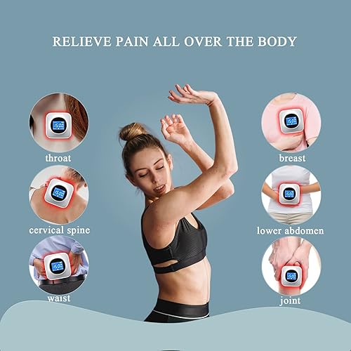 Miniatura 5 de LASEPREHT Portbale - Terapia de luz roja para aliviar el dolor, dispositivo de luz infrarroja para articulaciones corporales, músculos, dispositivo