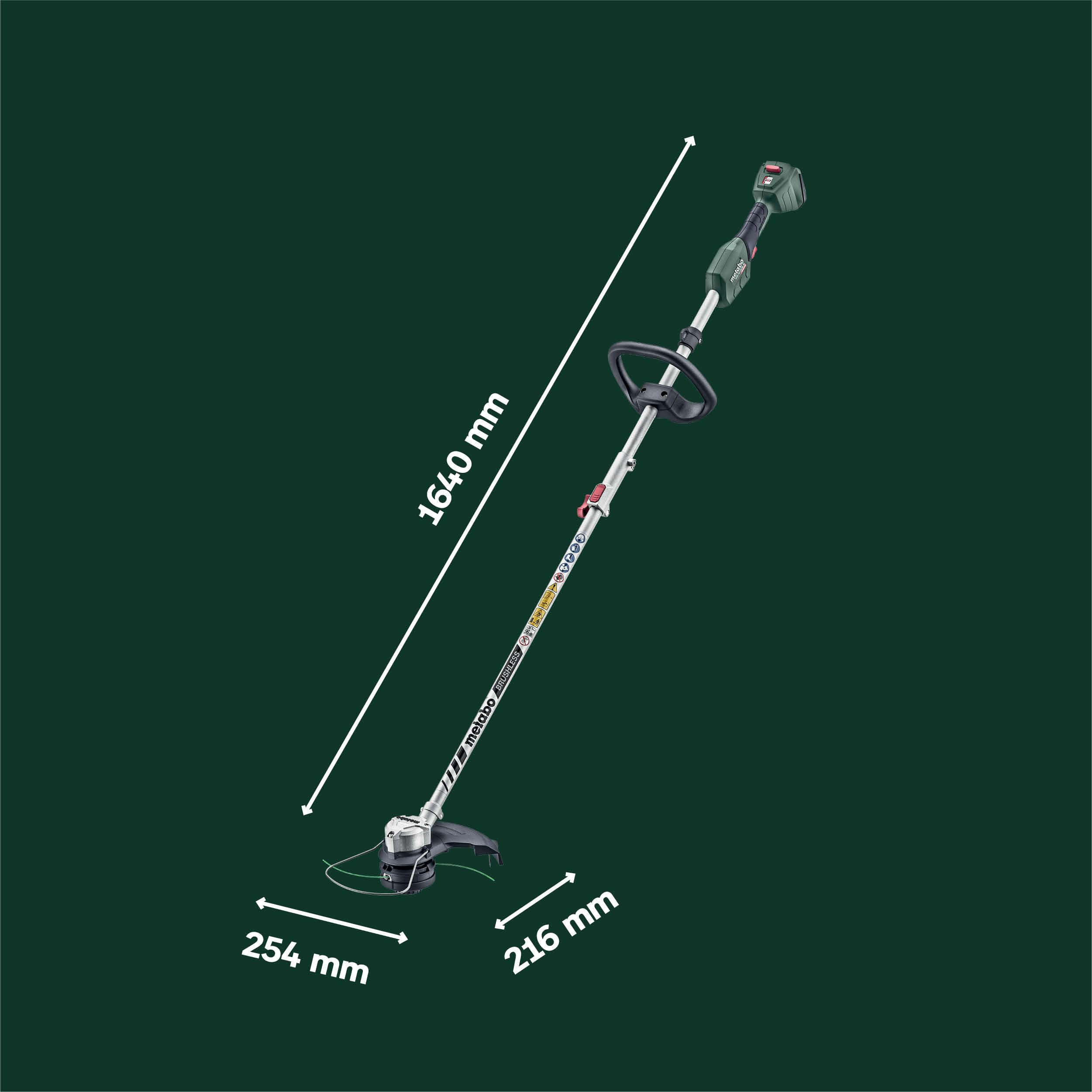 metabo Akku-Rasentrimmer RTD 18 LTX BL 30, Brushless Rasenkantenschneider