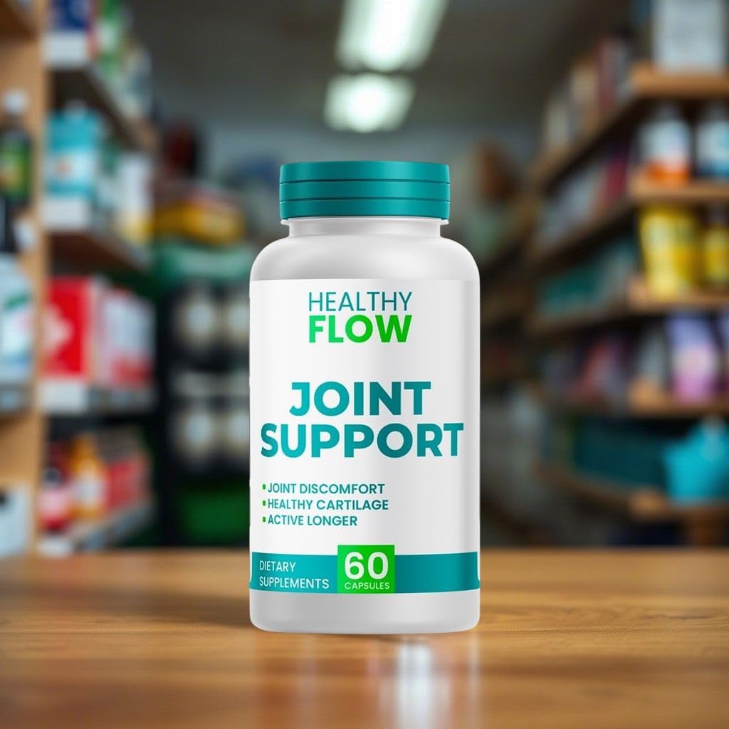 (3 Pack) Healthy Flow Joint Support Capsules - All Natural Advanced Supplement - Official Healthyflow Pills for Daily Lifestyle (180 Capsules)