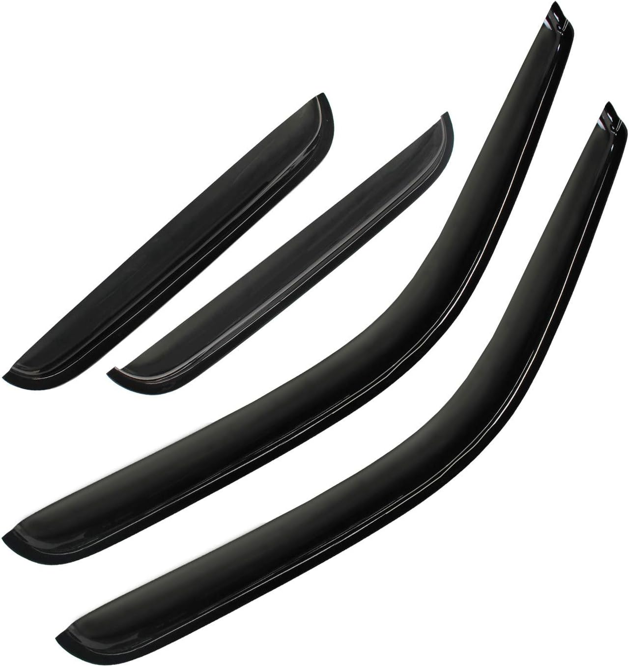 4pcs for 99-04 Grand Cherokee WJ Sun/Rain Guard Smoke Window Visors